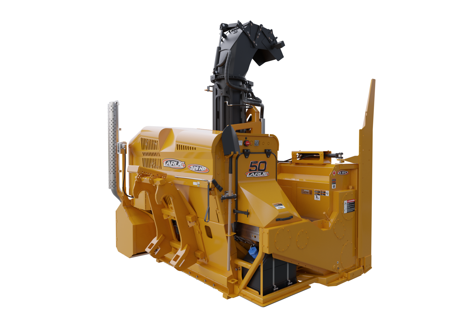 3D render of a snowblower