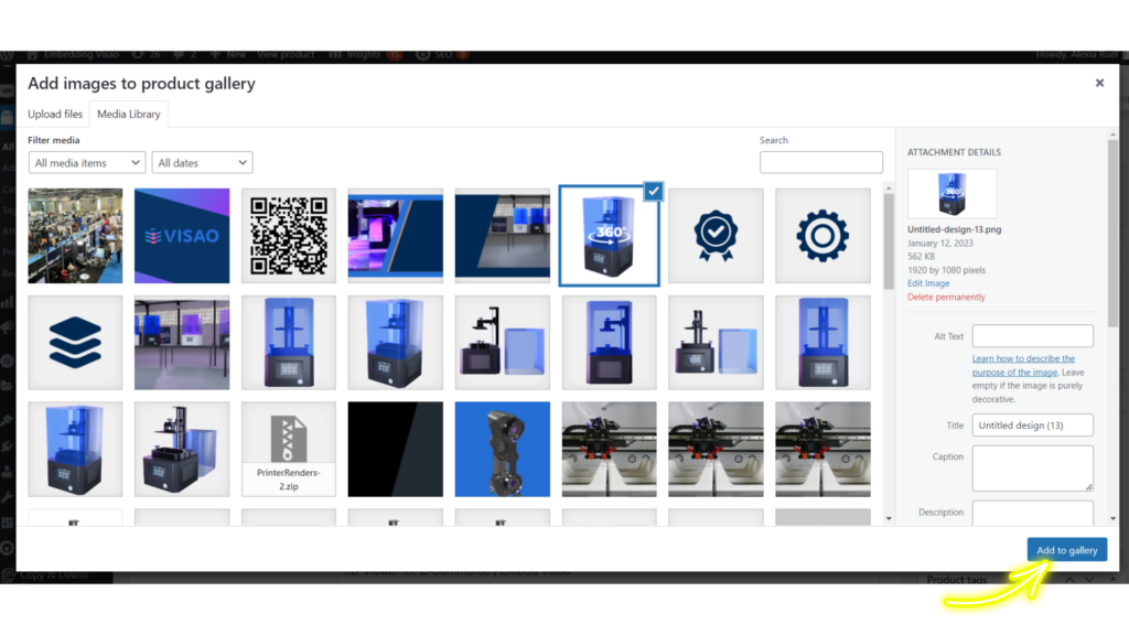 How to integrate a 3D viewer to WooCommmerce in 4 easy steps | Visao